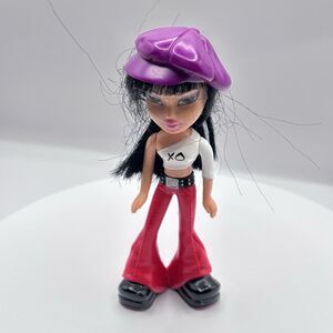 BLACK HAIRED BRATZ 5” T DOLL MCDONALDS HAPPY MEAL PLASTIC TOY 2003